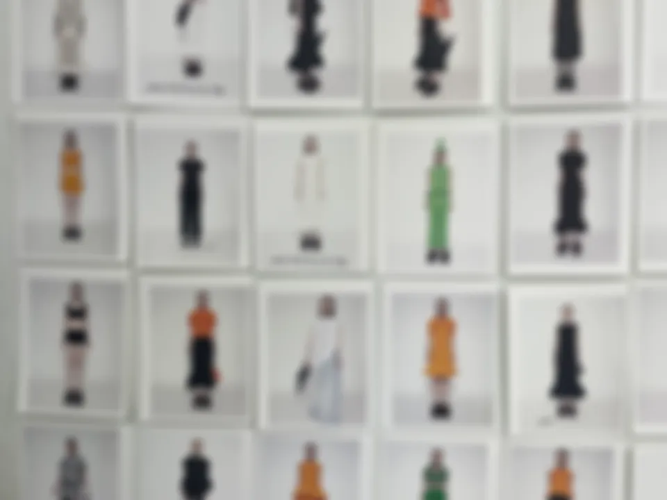 Blurred preview of private design development